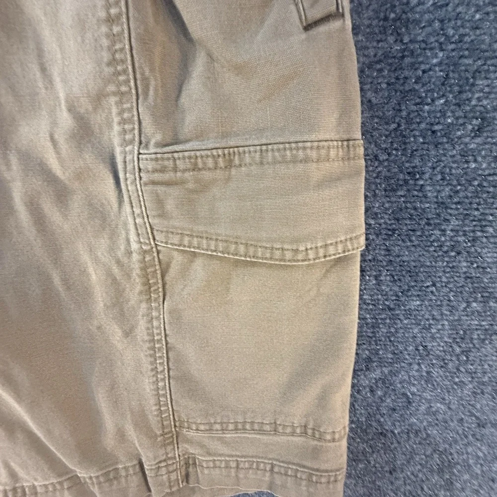 Tommy Bahama Cargo Shorts Mens 35 Khaki Tan Stretch Tencel Cotton Casual - Picture 11 of 14